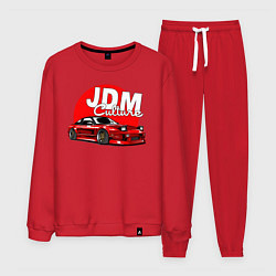 Костюм хлопковый мужской JDM Culture, цвет: красный