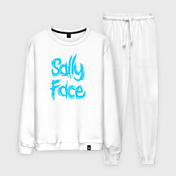 Костюм хлопковый мужской SALLY FACE, цвет: белый