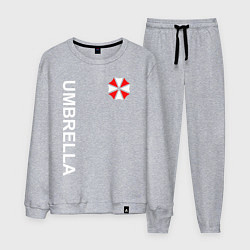 Костюм хлопковый мужской UMBRELLA CORP, цвет: меланж