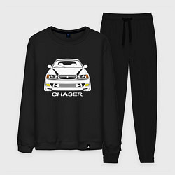 Костюм хлопковый мужской Toyota Chaser JZX100, цвет: черный