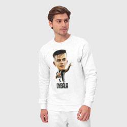 Костюм хлопковый мужской Dybala, цвет: белый — фото 2