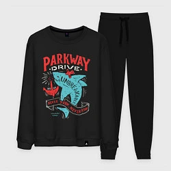 Костюм хлопковый мужской Parkway Drive: Unbreakable, цвет: черный