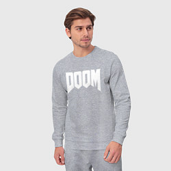 Костюм хлопковый мужской DOOM, цвет: меланж — фото 2
