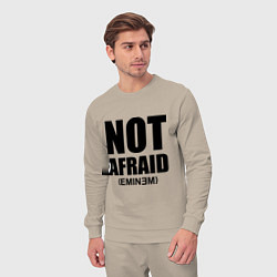 Костюм хлопковый мужской Not Afraid, цвет: миндальный — фото 2