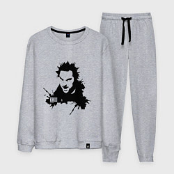 Костюм хлопковый мужской Король и шут, цвет: меланж