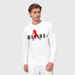 Костюм хлопковый мужской Boxing indastry, цвет: белый — фото 2