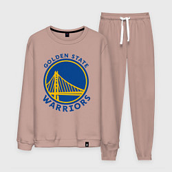 Костюм хлопковый мужской GOLDEN STATE WARRIORS 2020, цвет: пыльно-розовый