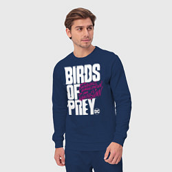 Костюм хлопковый мужской Birds of Prey logo, цвет: тёмно-синий — фото 2