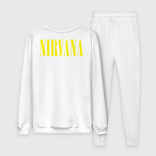 Мужской костюм NIRVANA на спине / Белый – фото 2