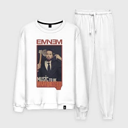 Костюм хлопковый мужской Eminem MTBMB, цвет: белый