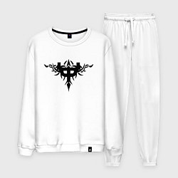 Костюм хлопковый мужской JUDAS PRIEST, цвет: белый