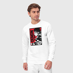 Костюм хлопковый мужской KIMETSU NO YAIBA, цвет: белый — фото 2