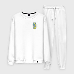 Костюм хлопковый мужской Lyrical Lemonade, цвет: белый