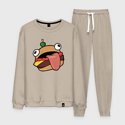 Костюм хлопковый мужской Fortnite Burger, цвет: миндальный