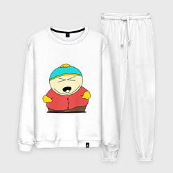 Костюм хлопковый мужской South Park, Эрик Картман, цвет: белый