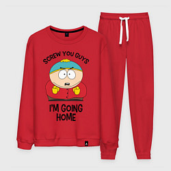 Костюм хлопковый мужской South Park, Эрик Картман, цвет: красный
