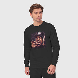 Костюм хлопковый мужской Ice Cube, цвет: черный — фото 2