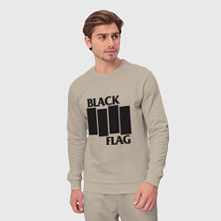 Костюм хлопковый мужской Black Flag, цвет: миндальный — фото 2