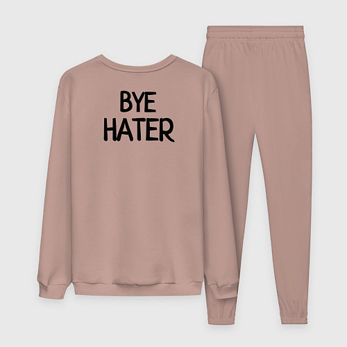 Мужской костюм HI HATER BYE HATER / Пыльно-розовый – фото 2