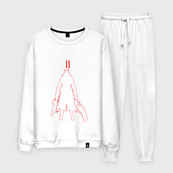 Костюм хлопковый мужской Bloodborne, цвет: белый