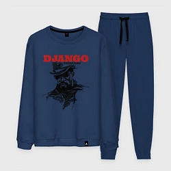 Костюм хлопковый мужской Django, цвет: тёмно-синий