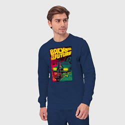 Костюм хлопковый мужской Back to the Future, цвет: тёмно-синий — фото 2