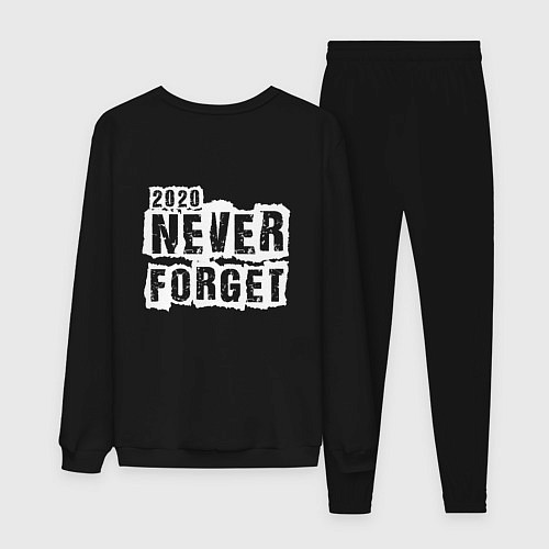 Мужской костюм Never forget / Черный – фото 2