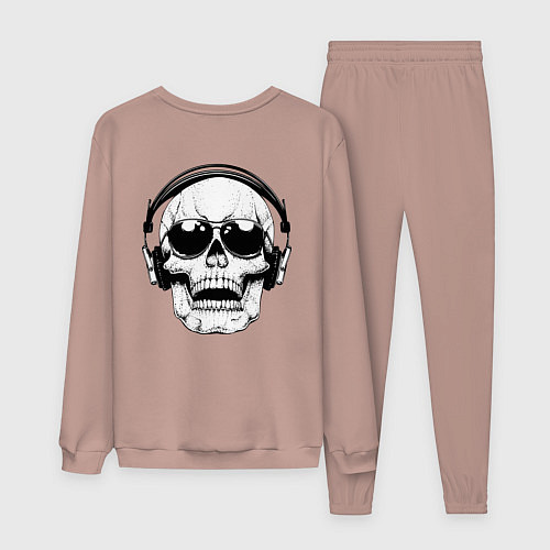 Мужской костюм Skull Music lover / Пыльно-розовый – фото 2