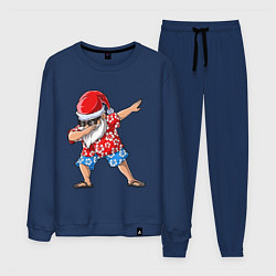 Костюм хлопковый мужской Santa Dab, цвет: тёмно-синий