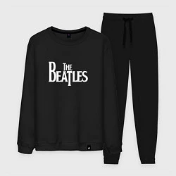 Костюм хлопковый мужской The Beatles, цвет: черный