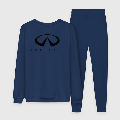 Мужской костюм Infinity Инфинити спина / Тёмно-синий – фото 2