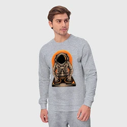 Костюм хлопковый мужской Космонавт диджей - cosmo DJ, цвет: меланж — фото 2