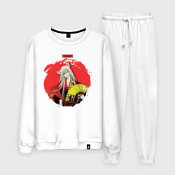 Костюм хлопковый мужской Red Tomoe, цвет: белый