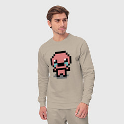 Костюм хлопковый мужской Pixel isaac, цвет: миндальный — фото 2