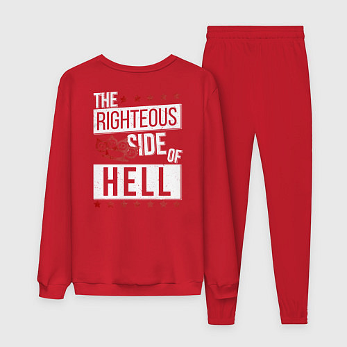 Мужской костюм The wrong side of hell / Красный – фото 2