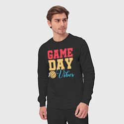 Костюм хлопковый мужской Game Day Vibes, цвет: черный — фото 2