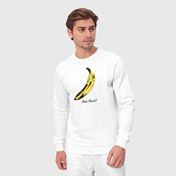 Костюм хлопковый мужской Банан, Энди Уорхол, цвет: белый — фото 2