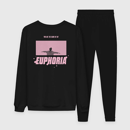 Мужской костюм EUPHORIA BTS PINK Edition / Черный – фото 2