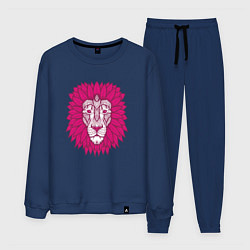Костюм хлопковый мужской Pink Lion, цвет: тёмно-синий