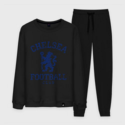 Костюм хлопковый мужской Chelsea FC: Lion, цвет: черный
