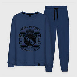 Костюм хлопковый мужской Real Madrid MFC, цвет: тёмно-синий