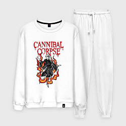 Костюм хлопковый мужской Cannibal Corpse Труп Каннибала Z, цвет: белый