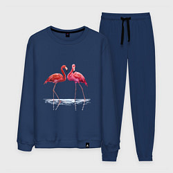 Костюм хлопковый мужской Фламинго пара, цвет: тёмно-синий