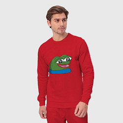 Костюм хлопковый мужской Pepe happy Пепе хеппи, цвет: красный — фото 2