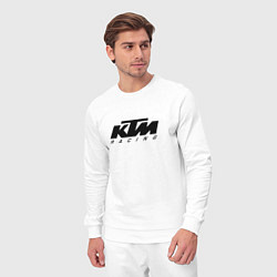 Костюм хлопковый мужской КТМ МОТОКРОСС KTM RACING, цвет: белый — фото 2