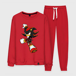 Костюм хлопковый мужской SonicSW, цвет: красный