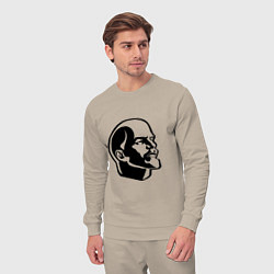 Костюм хлопковый мужской Ленин Владимир Ильич, цвет: миндальный — фото 2