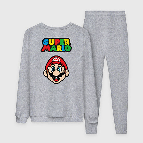 Мужской костюм Mario Bu / Меланж – фото 2