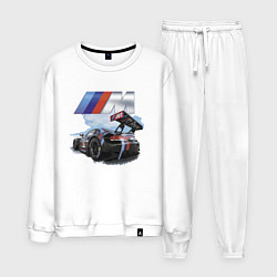 Костюм хлопковый мужской BMW M POWER Motorsport Racing Team, цвет: белый