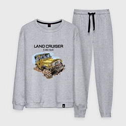 Костюм хлопковый мужской Toyota Land Cruiser FJ 40 4X4, цвет: меланж